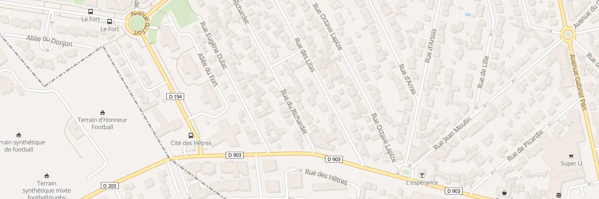 Plan du 8B Rue du Richardet à Noisy-le-Grand