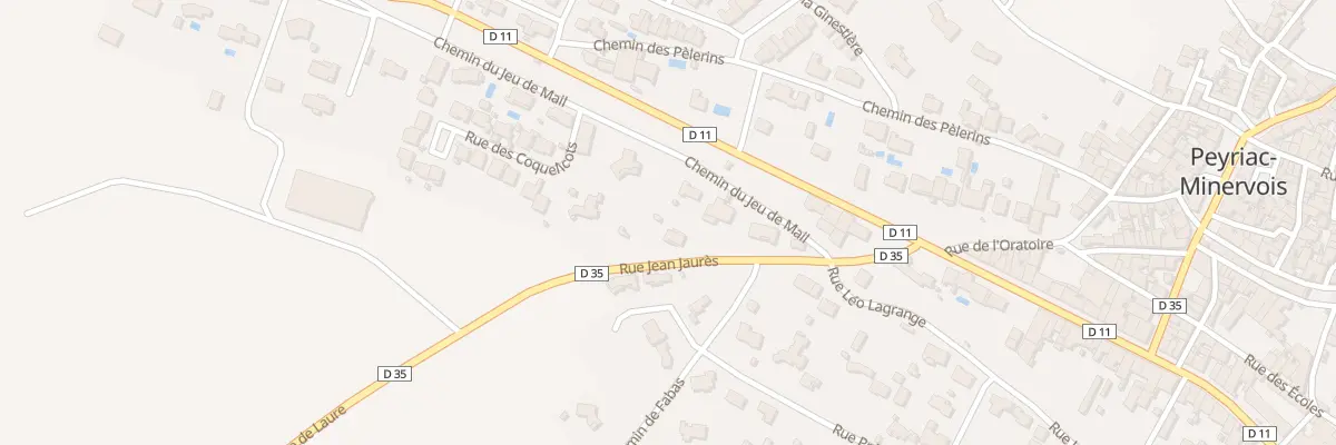 Plan du 5452 Che du Jeu de Mail à Peyriac-Minervois