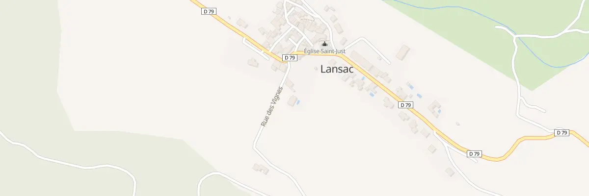 Plan du 5001 Rue des Vignes à Lansac