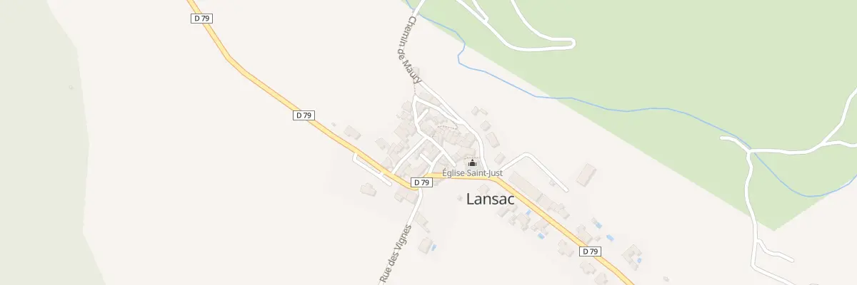 Plan du 23 Village à Lansac
