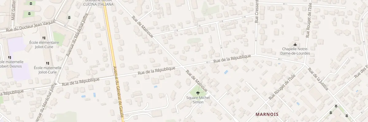 Plan du 23 Rue de Malnoue à Noisy-le-Grand