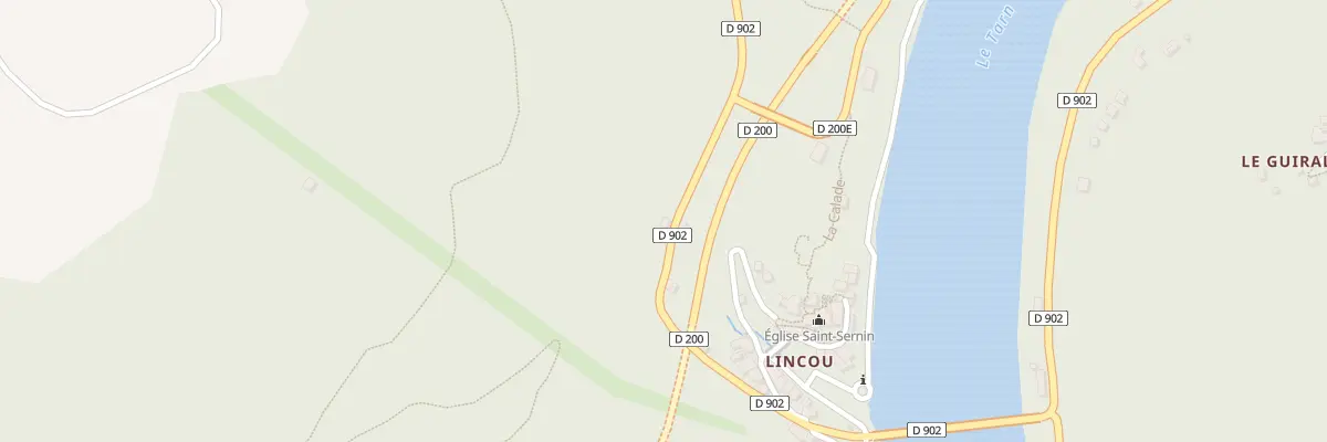 Plan du 5682 Lincou à Réquista