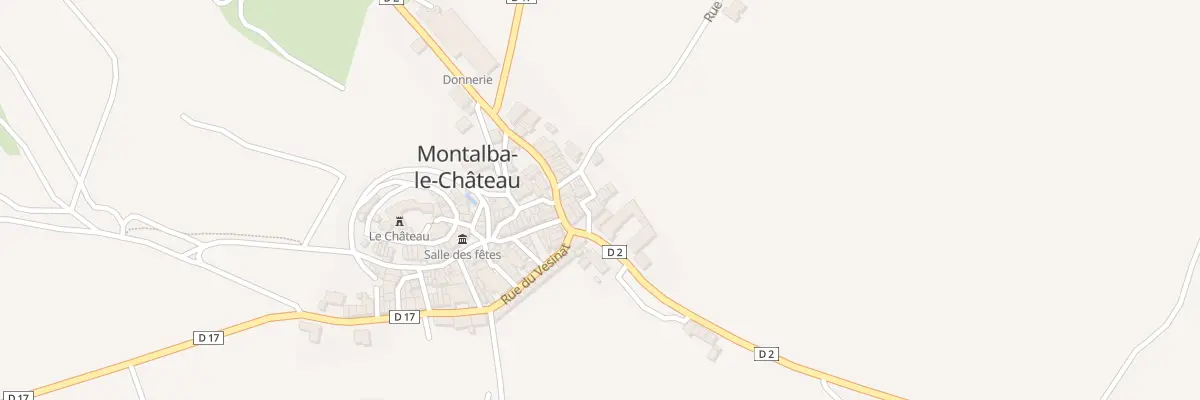 Plan du 12 Le Village à Montalba-le-Château