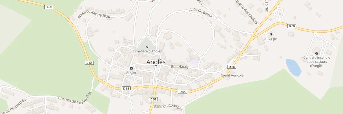 Plan du 21 Rue Haute à Anglès