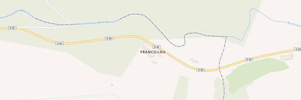 Plan du 5111 Francillou à Coupiac