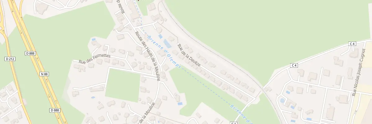 Plan du 24 Rue de la Devèze à Olemps