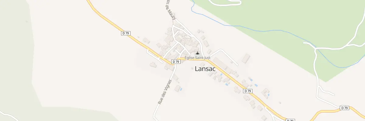 Plan du 38 Village à Lansac
