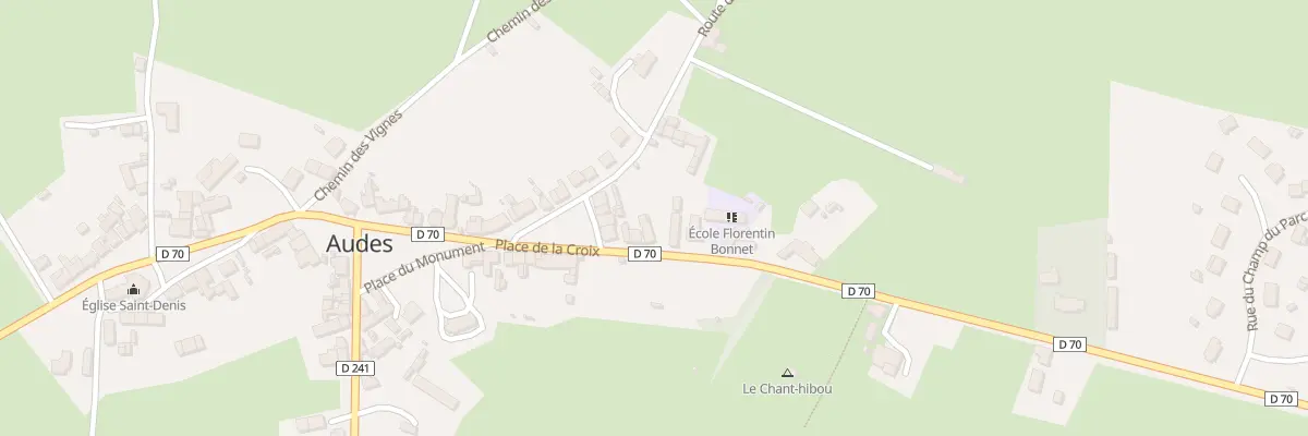 Plan du 3 Rte du Musée de Magnette à Audes