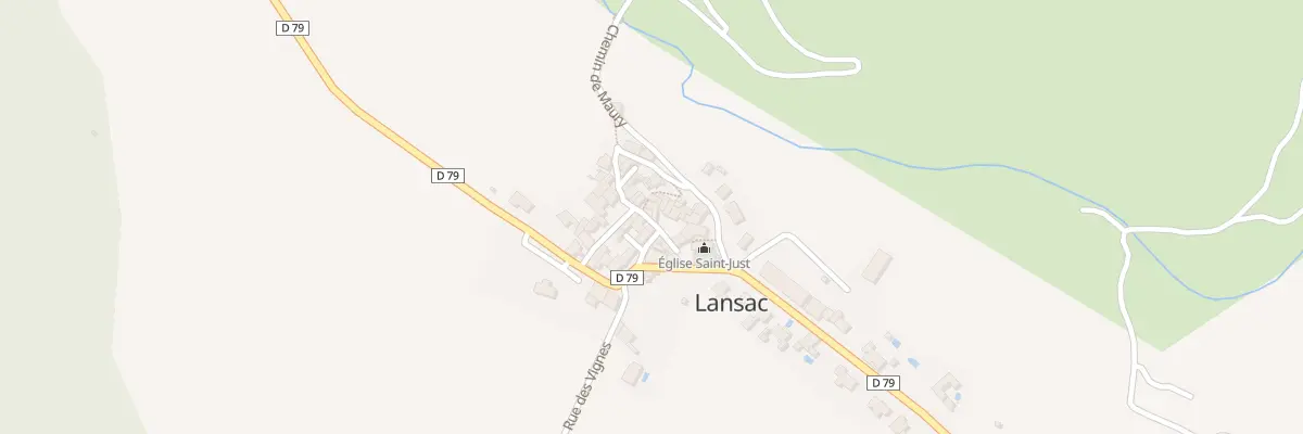 Plan du 22 Village à Lansac