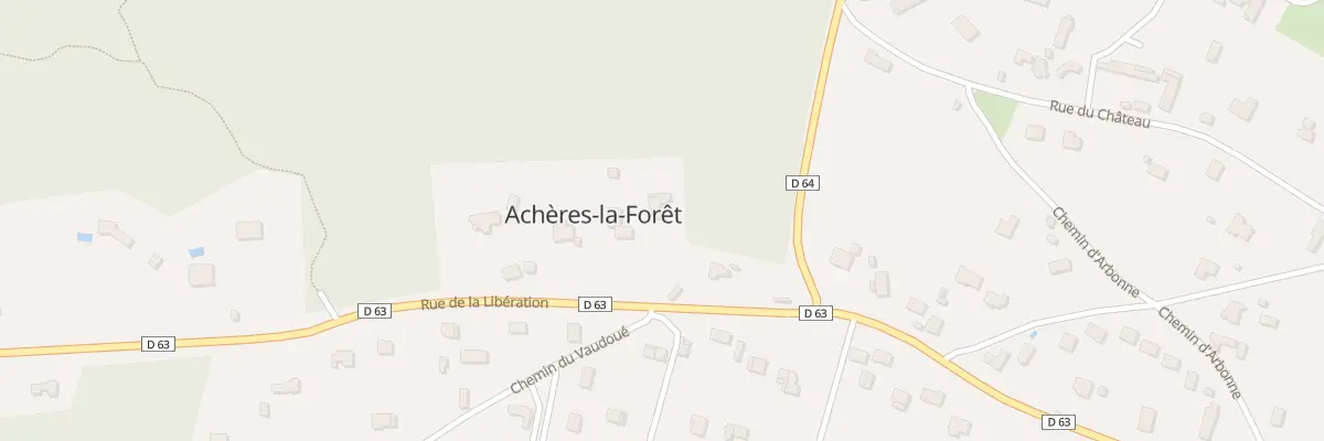 Plan du 44 Rue de la Libération à Achères-la-Forêt