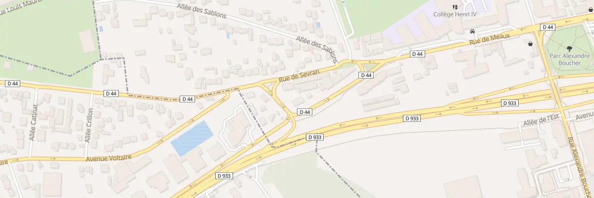 Plan du 11 Rue de Meaux à Vaujours