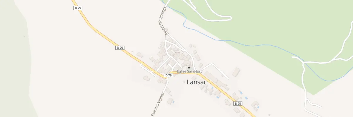 Plan du 29 Pl de la République à Lansac