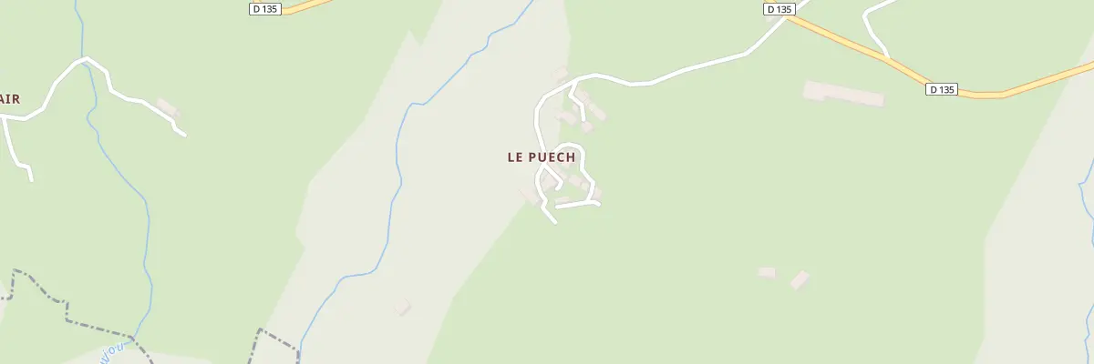 Plan du 5011 Le Puech au Fau