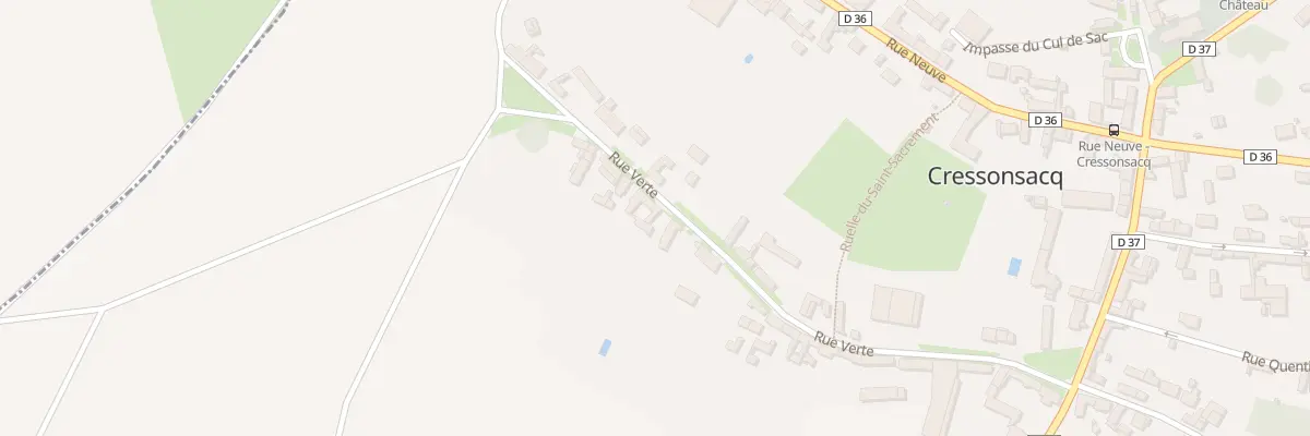 Plan du 25 Rue Verte à Cressonsacq