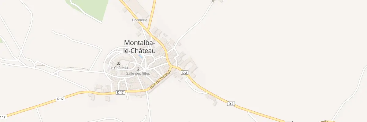 Plan du 8 Le Village à Montalba-le-Château