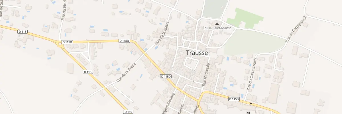 Plan du 188 Le Village à Trausse
