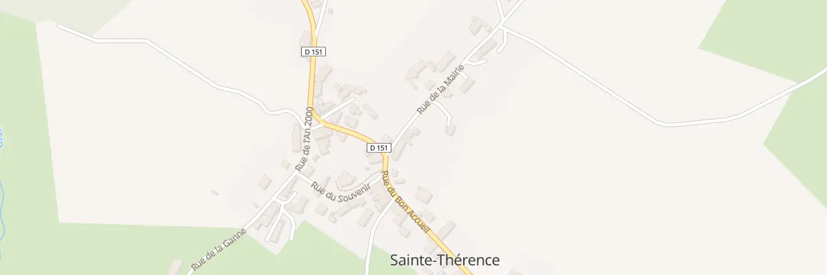 Plan du 2 Rue de la Mairie à Sainte-Thérence