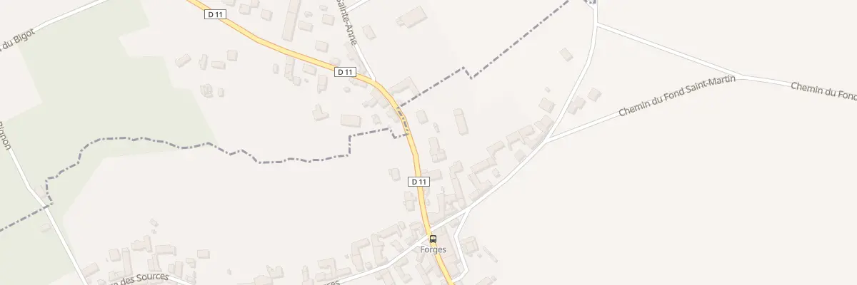 Plan du 6 Rue de la Vallée à Saint-Martin-en-Bière