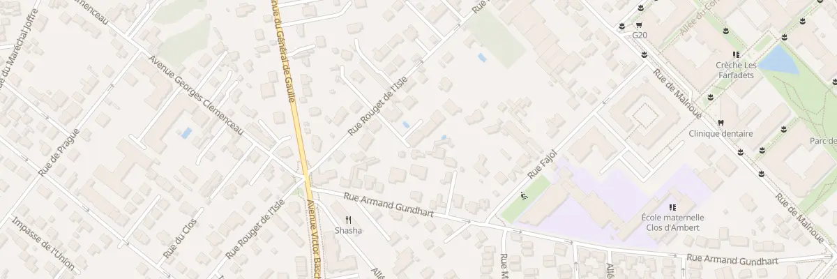 Plan du 79B Rue Rouget de l’Isle à Noisy-le-Grand