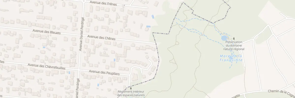 Plan du 38 Av des Chênes à Montfermeil