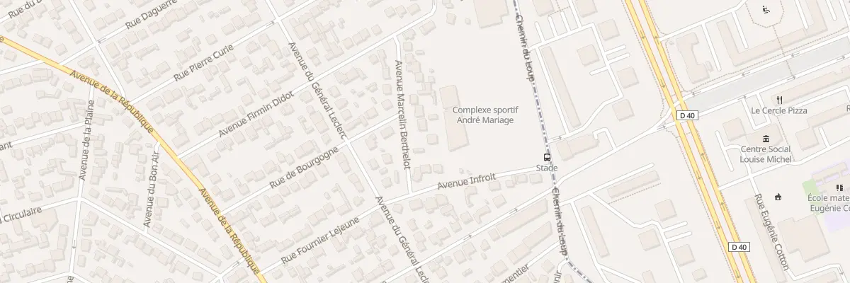 Plan du 4 Av Marcelin Berthelot à Villepinte