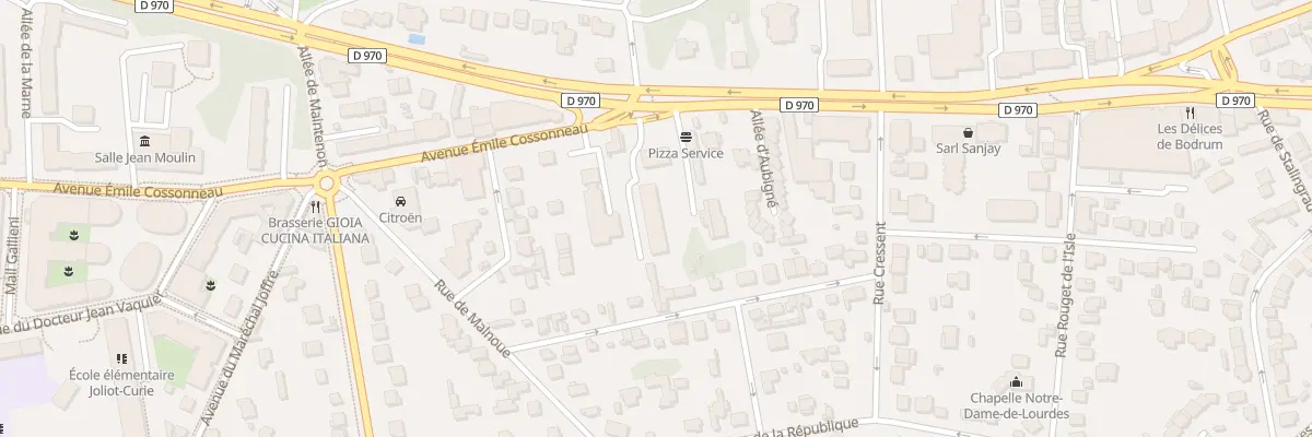 Plan du 64 Av Emile Cossonneau à Noisy-le-Grand