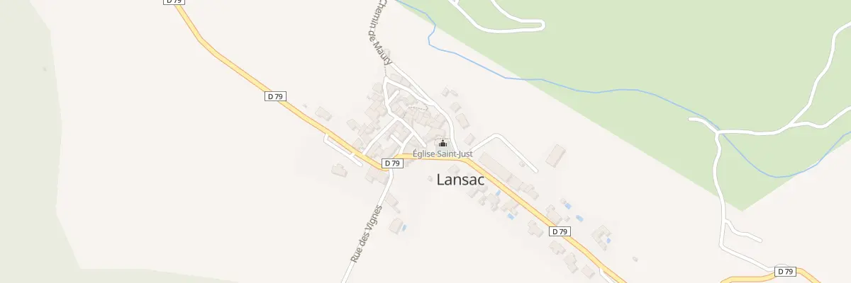 Plan du 35 Village à Lansac