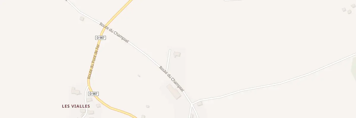 Plan du 5721 Le Champsel à Messeix