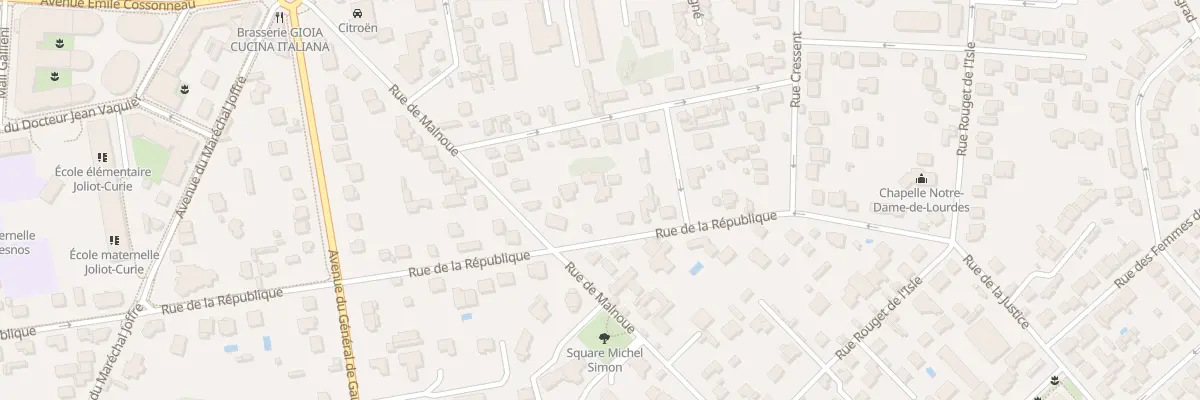 Plan du 63B Rue de la République à Noisy-le-Grand