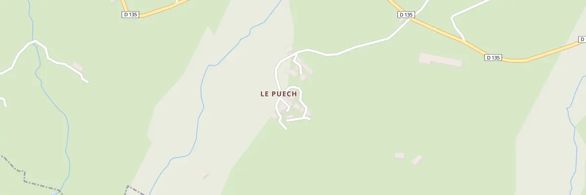 Plan du 5008 Le Puech au Fau