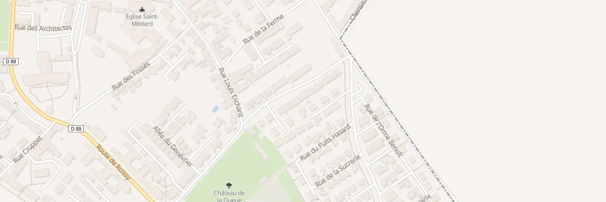 Plan du 22 Rue de Chalmassy à Tremblay-en-France