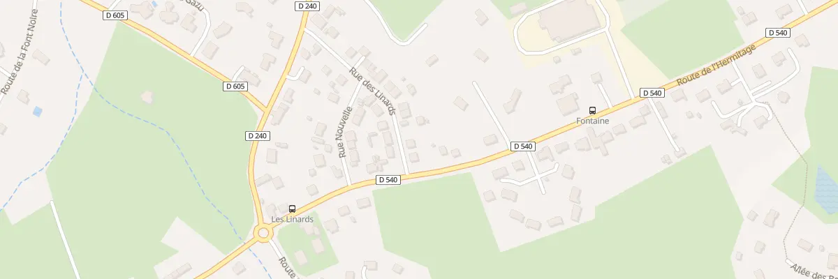 Plan du 25 Rue des Linards à Prémilhat