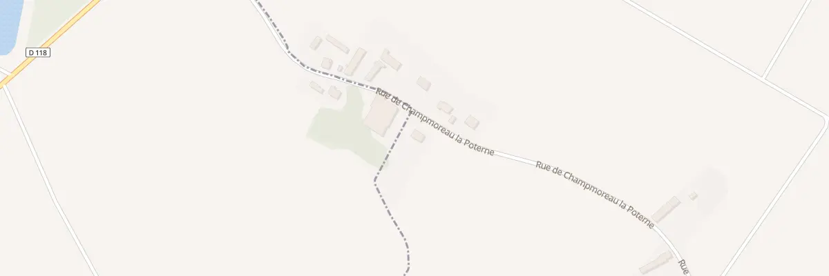 Plan du 35 Rue de Champmoreau-Poterne à Chapelon