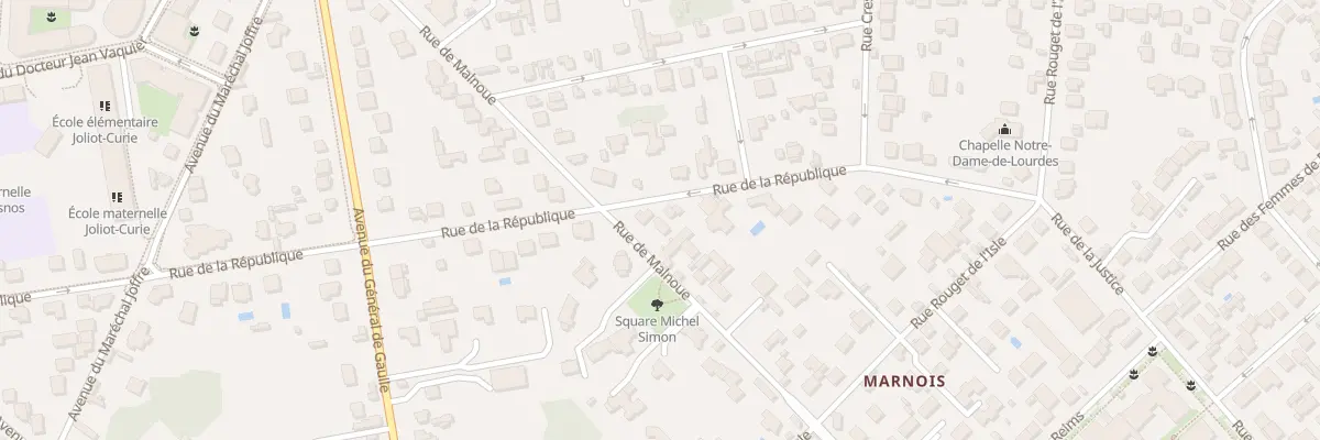 Plan du 25 Rue de Malnoue à Noisy-le-Grand