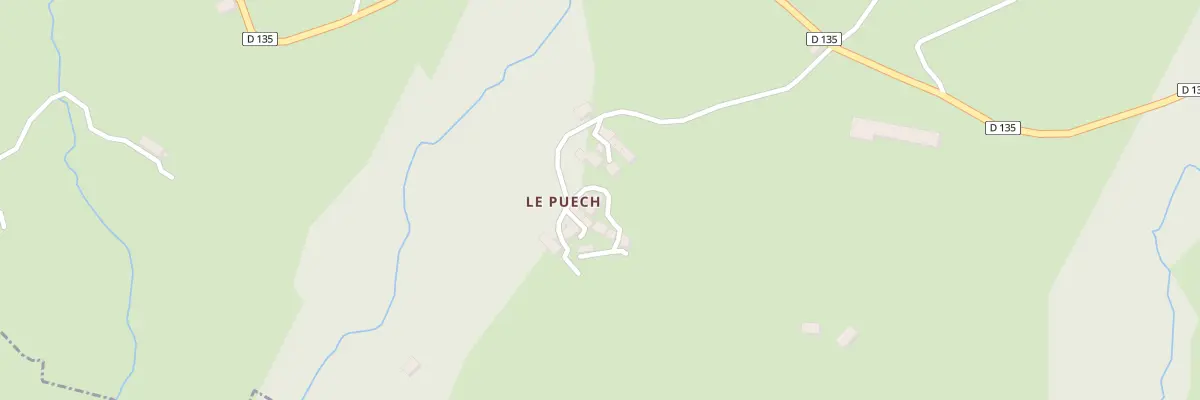 Plan du 5007 Le Puech au Fau
