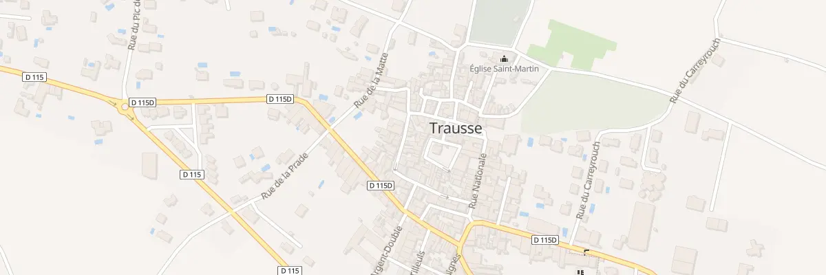 Plan du 24 Rue des Remparts à Trausse