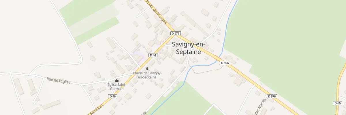 Plan du 8 Pl de la Poste à Savigny-en-Septaine
