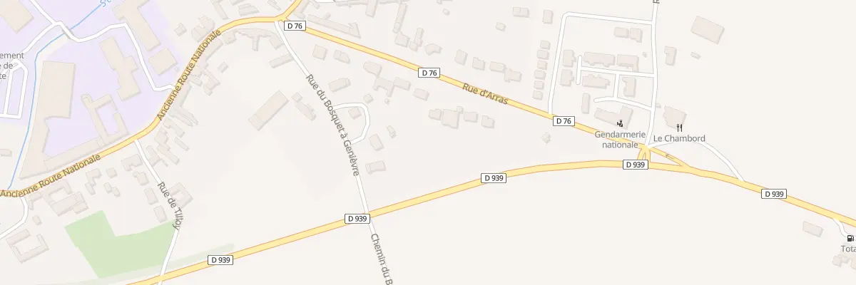 Plan du 1 Rue d’Arras à Savy-Berlette