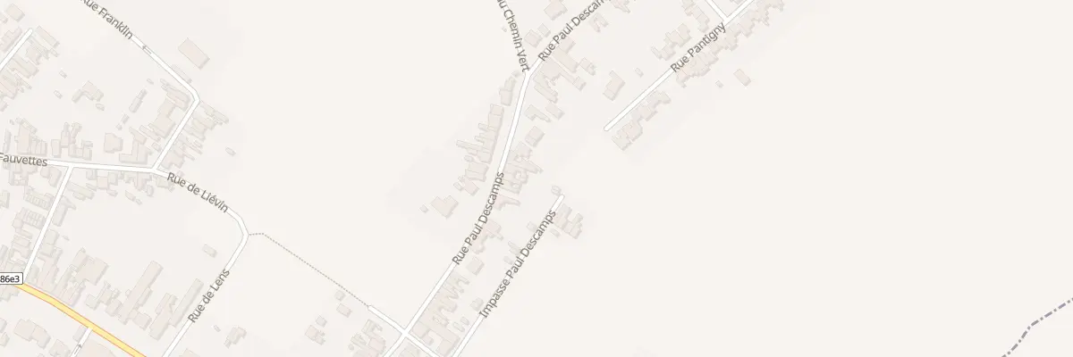 Plan du 298 Rue Paul Descamps à Bruay-la-Buissière