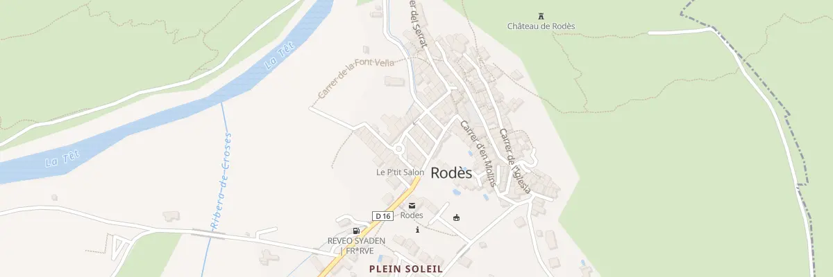 Plan du 10 Cae Del Costurera à Rodès