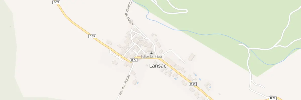 Plan du 23 Pl de la République à Lansac