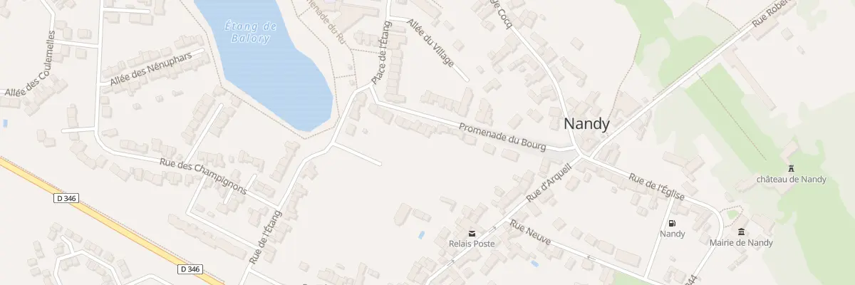 Plan du 151 Prom du Bourg à Nandy