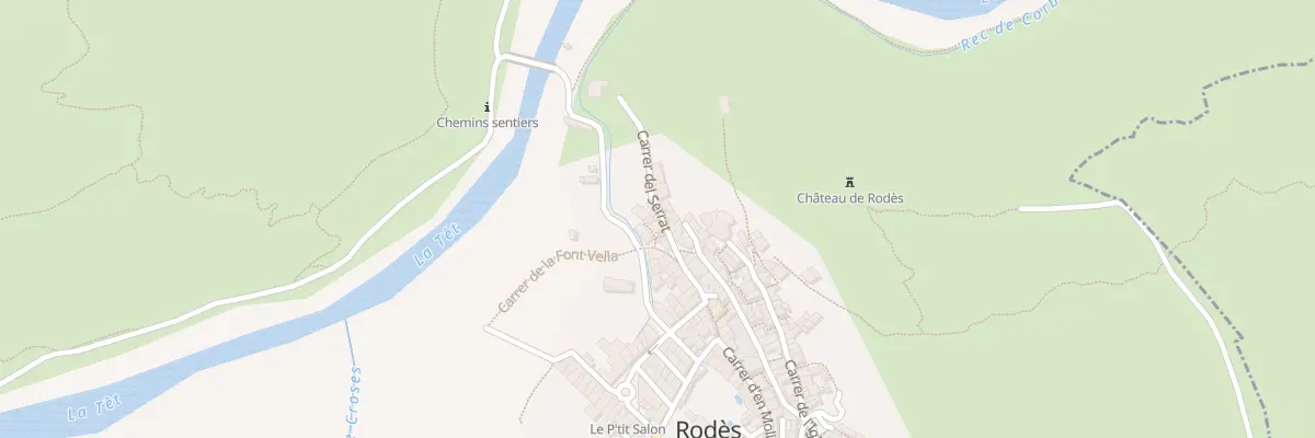 Plan du 4 Cae de la Torre à Rodès