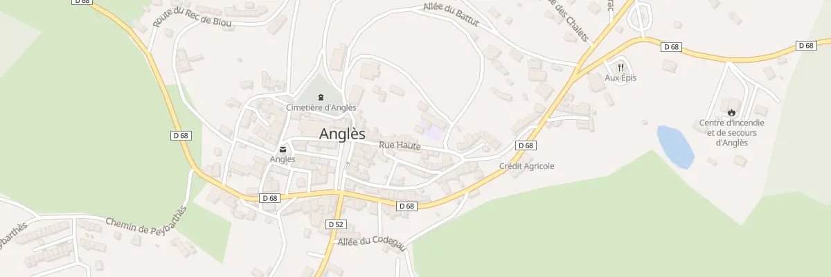 Plan du 81 Rue Haute à Anglès