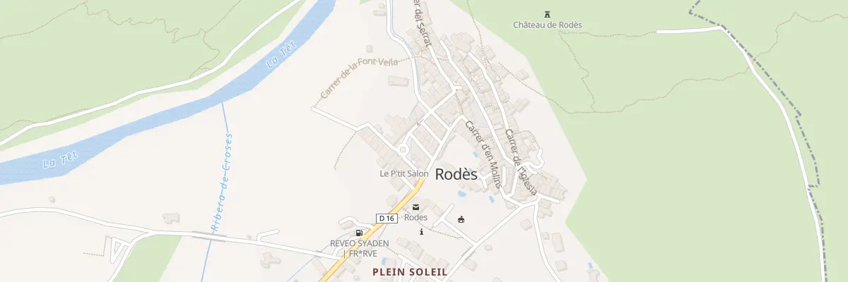 Plan du 8 Cae Del Costurera à Rodès
