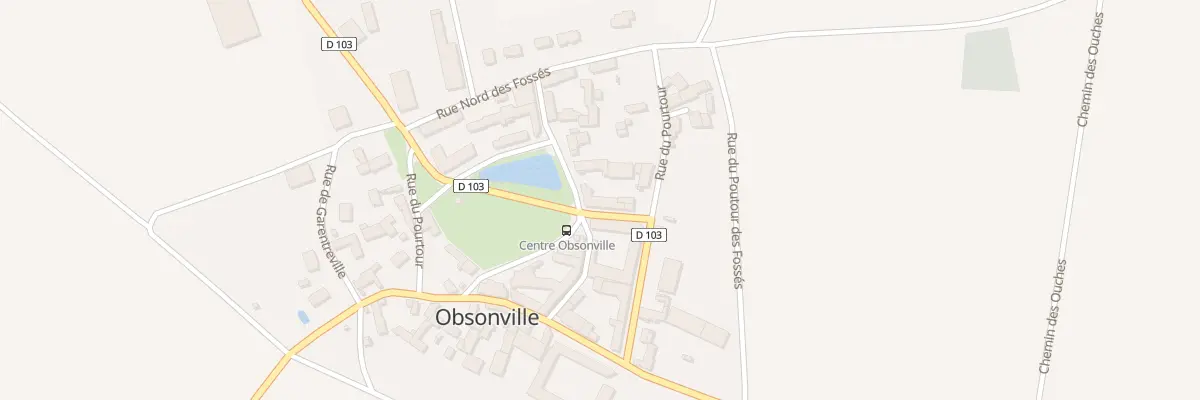 Plan du 5 Pl du Centre à Obsonville