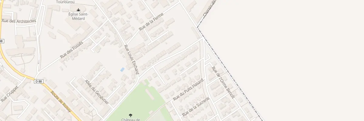 Plan du 28 Rue de Chalmassy à Tremblay-en-France