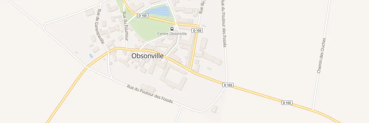 Plan du 2 Rue du Pourtour à Obsonville
