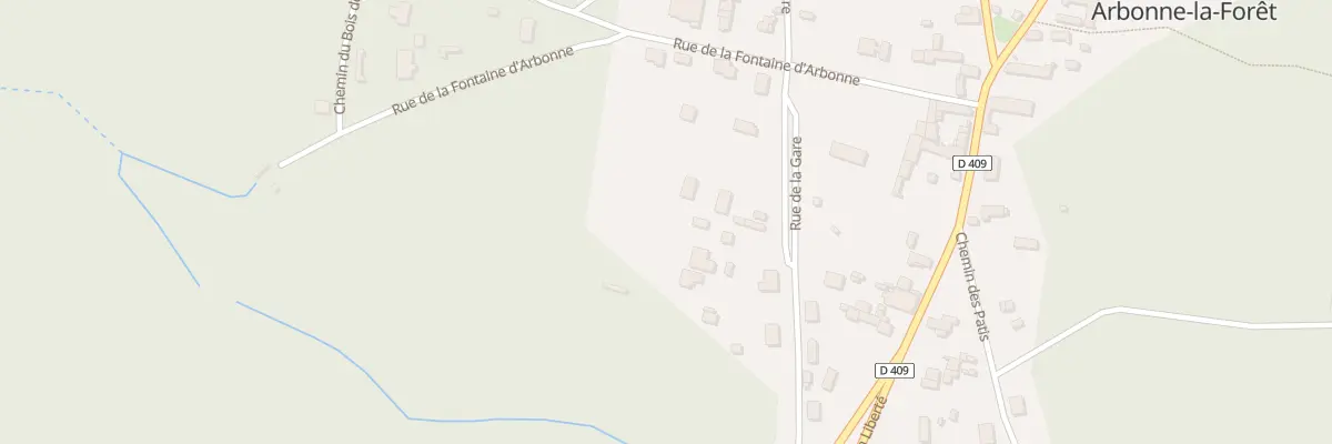 Plan du 139 Rue de la Gare à Arbonne-la-Forêt