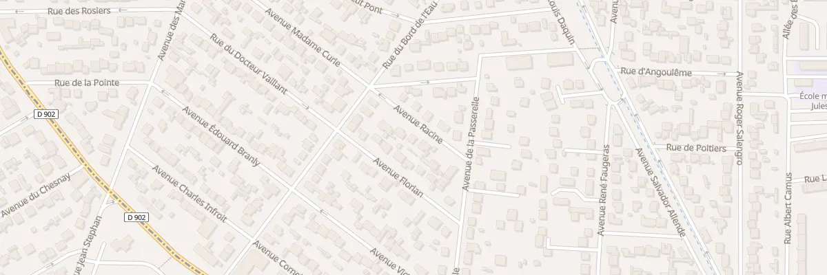 Plan du 8 Av Racine à Gagny